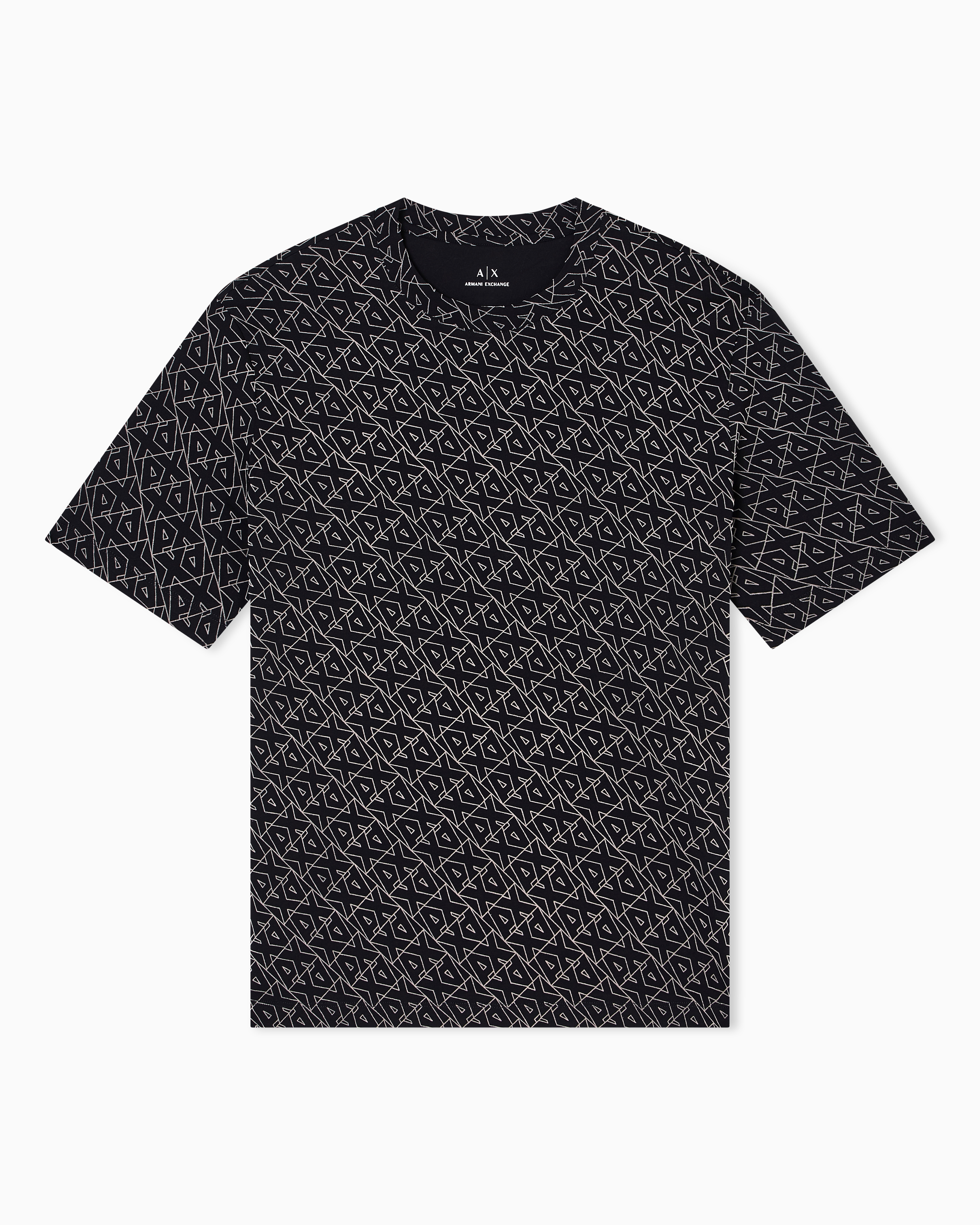 Armani Exchange Regular Fit T-Shirt With Allover Logo